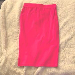 Hot Pink Pencil Skirt